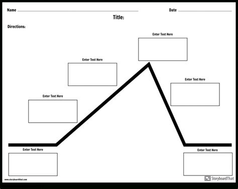 Create A Plot Diagram Worksheet Plot Diagram Templates Plot Map