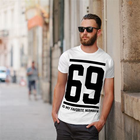 wellcoda 69 favorite number mens t shirt sports graphic design printed tee ebay