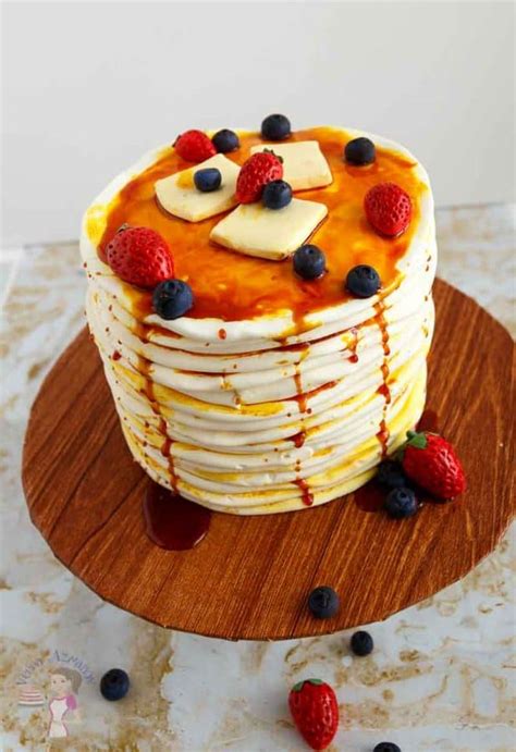 Pancake Cake Tutorial How To Make A Pancake Cake Veena Azmanov