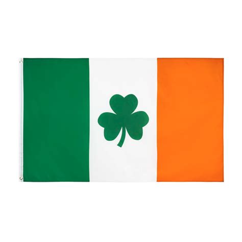 Large Ireland Shamrock Flag Irish Clover Ireland Flag 90 X 150 Cm 3ft