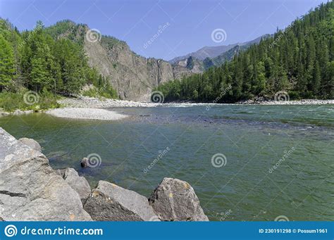 Oka Sayanskaya River Buryatia Siberia Russia Stock Photo Image Of
