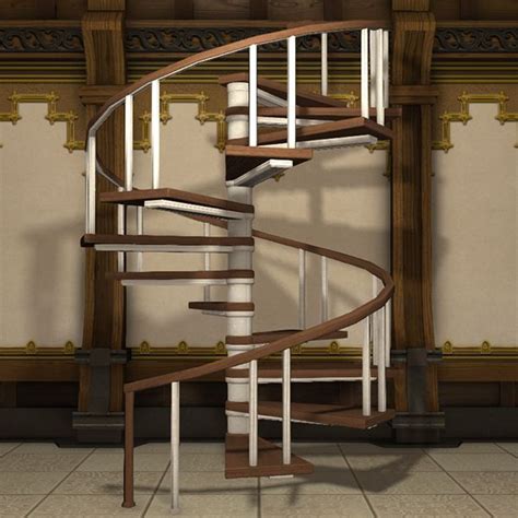 Wooden Spiral Staircase Ffxiv Housing Furnishing