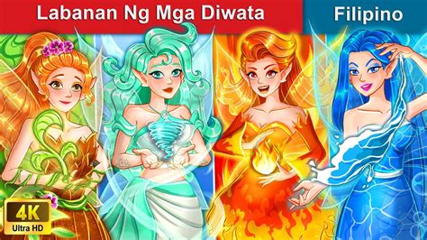 Labanan Ng Mga Diwata 👸 War Between Fairies In Filipino 🌜 Woa