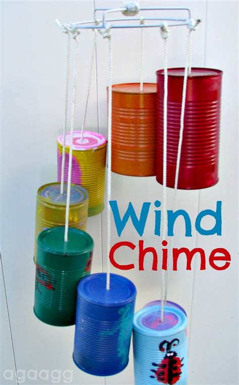 Wind Chime Kid Craft A Girl And A Glue Gun