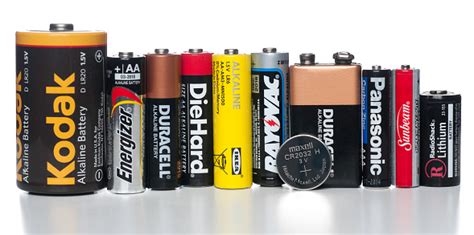 Set Of Different Battery Brands Stock Photo Download Image Now Istock