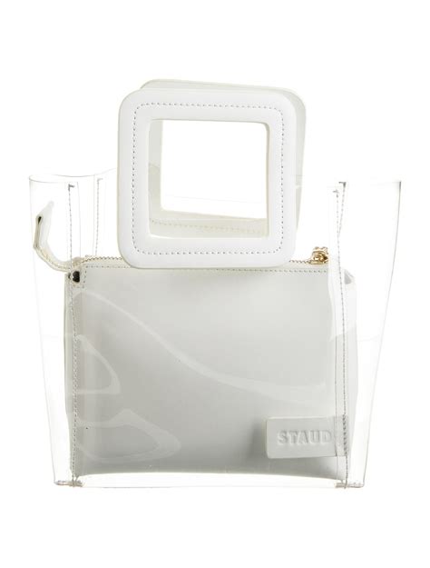 Staud PVC Clear Handle Bag Clear Mini Bags Handbags WSTFG44700