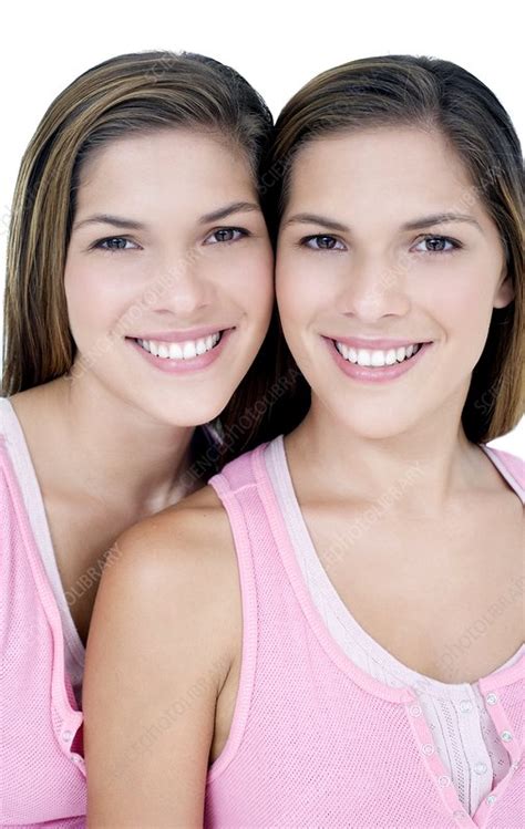 Teenage Twin Sisters Stock Image F0012420 Science Photo Library
