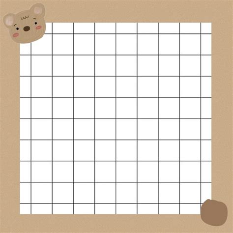 Cozy Brown Bear Memo Pad Memo Pad Design Memo Pad Note Pad Design