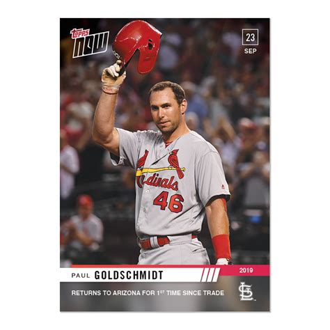 Paul Goldschmidt - MLB TOPPS NOW® Card 886 - Print Run: 213