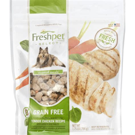 Freshpet Select Roasted Meals Dog Food Grain Free Tender Chicken