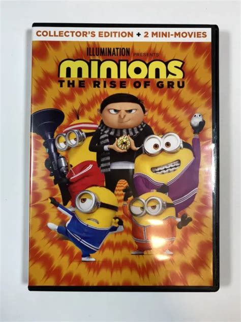 Minions The Rise Of Gru Collectors Edition Dvd Unsealeddisc