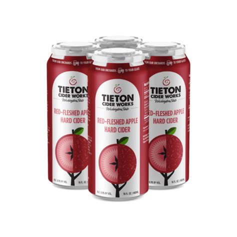 Red Fleshed Apple 16oz Cans · Tieton Cider Works