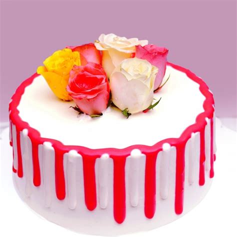 Impressive Birthday Cake For Sending Online