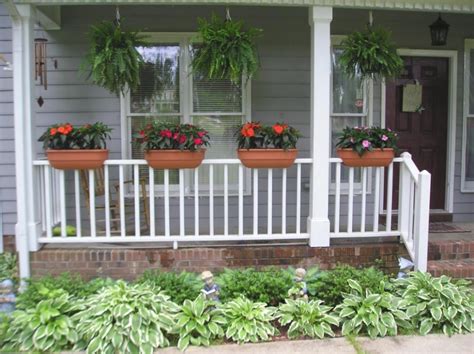 Black color goes well with everything and if your summers are cool, hang black planter boxes over a railing to grow your favorite flowers. 25 Best Collection of Home Depot Adjustable Deck Railing ...