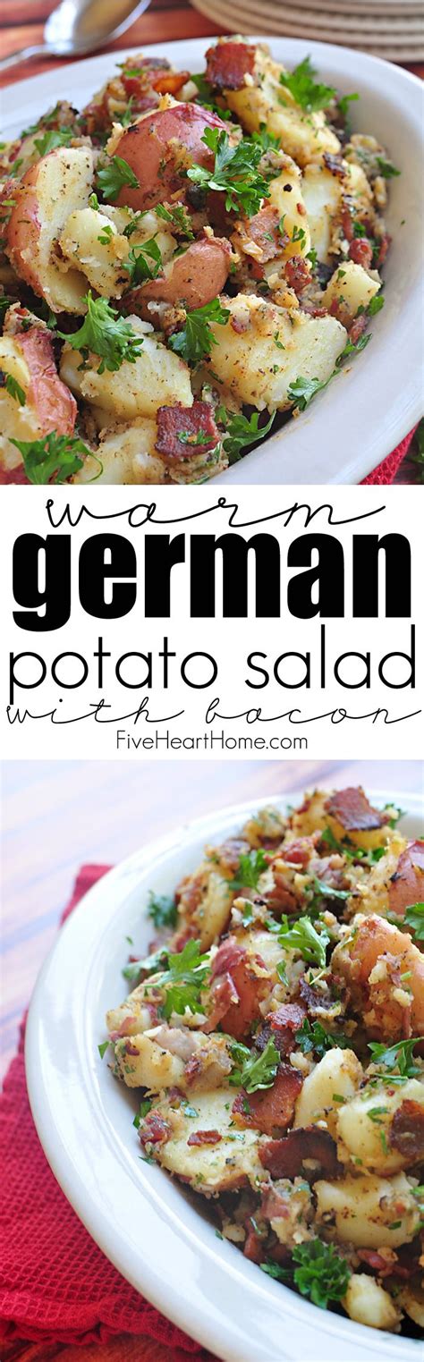 Popular all over germany during the christmas season, stollen is filled with dried fruit, candied citrus and orange peel, and almonds. Warm German Potato Salad with Bacon ~ a perfect side dish for a summertime dinner from the grill ...