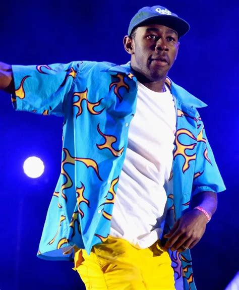 Tyler The Creator Flame Shirt For Sale William Jacket