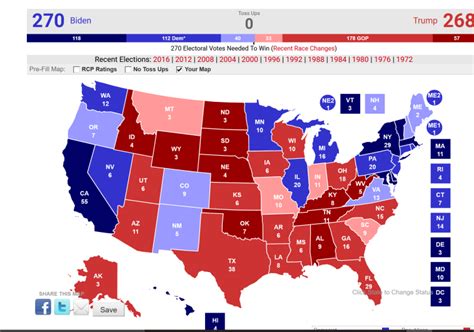Biden Vs Trump 7 Electoral College Maps For Biden Win
