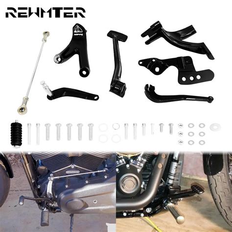 Motorcycle Billet Aluminum Forward Controls Kits Foot Pegs Rest For