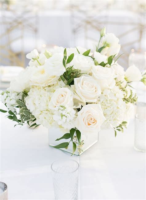 White Floral Centerpieces 50 Wedding Flowers White Wedding Flowers