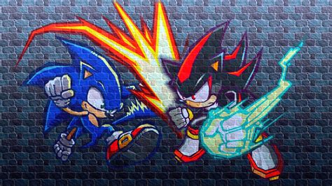 Shadow The Hedgehog And Sonic The Hedgehog Hd Wallpaper Background