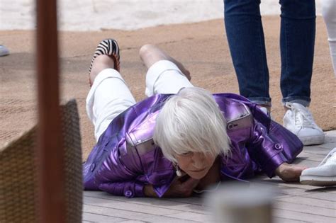 Dame Helen Mirren Takes An Embarrassing Tumble At Cannes While