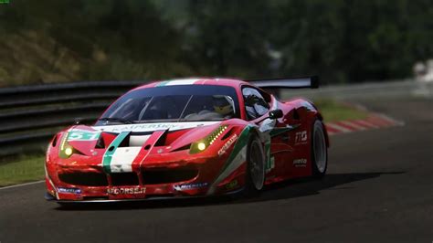 Assetto Corsa Ferrari 458 GT2 Nurburgring Nordschleife Race TV