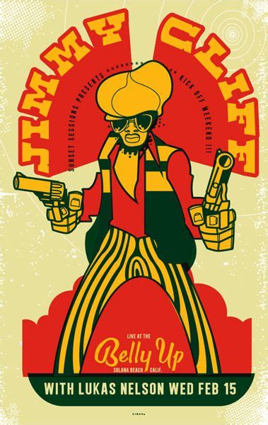 Barefootmarley “jimmy Cliff Gig Poster ” Rock Posters Gig Posters
