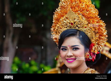 Denpasar Bali Island Indonesia June 23 2018 Face Portrait Of Beautiful Young Woman In