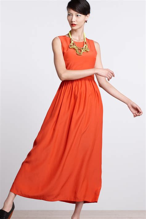 Anthropologie Cecil Maxi Dress in Orange | Lyst