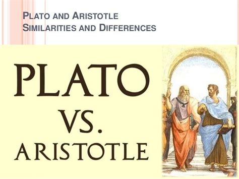 Aristotle Vs Plato