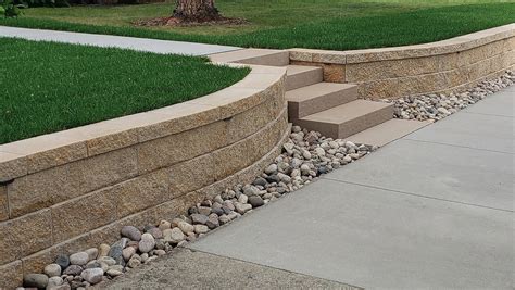 Integrity Retaining Wall System And Passageways Step Units Create