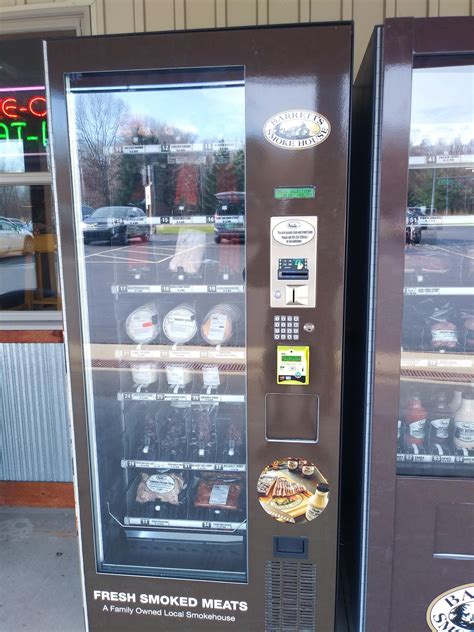 This Outdoor Vending Machine That Sells Smoked Meats Cheeses And