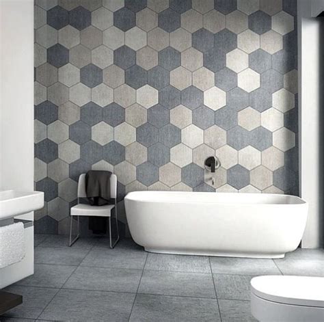 24 Black And White Hexagon Bathroom Tile Ideas And