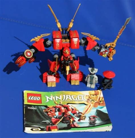 Lego 70500 Ninjago Kais Fire Mech Complete With Manual Extra