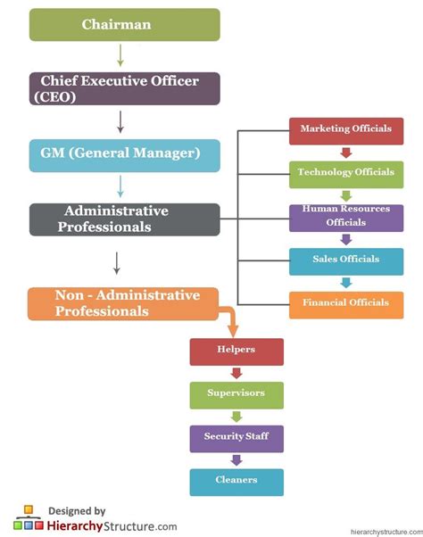 Business Staff Hierarchy Business Process Management Leadership