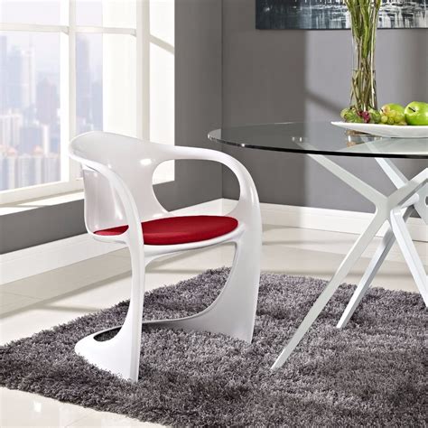 The metropolitan furniture line has contemporary dining sets that are sleek and lustrous with wood veneers over hard wood. Minimalist Modern Design Plastic Dining Chair With Cushion Dining Furniture Padded Chairs Soft ...