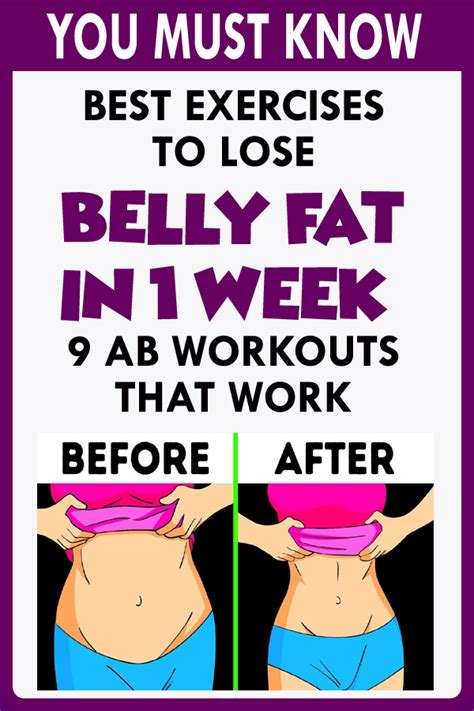 Best Exercises To Lose Belly Fat In 1 Week 9 Ab Workouts That Work
