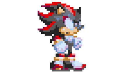 Descargar Png Shadow The Hedgehog Shadow The Hedgehog Pixel Art The