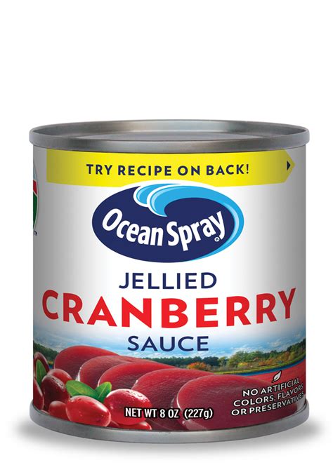While forms of cranberry sauce appear on menus and in recipes as early as the 19th century, it wasn't until the 1930s when the ocean spray cranberry growers cooperative had a. Recipes using ocean spray jellied cranberry sauce cbydata.org