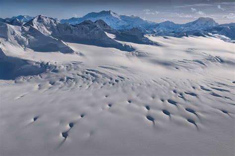 Mount Logan Höchster Berg Von Kanada Und Eisfelder Im Kluane National