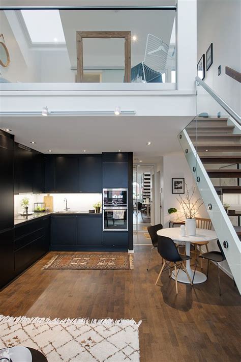 Modern Swedish Maisonette With A Charming Upstairs Bedroom