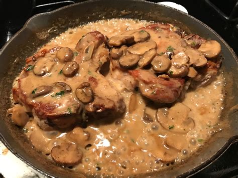 Pork Chops With Marsala Mushroom Sauce Rsousvide