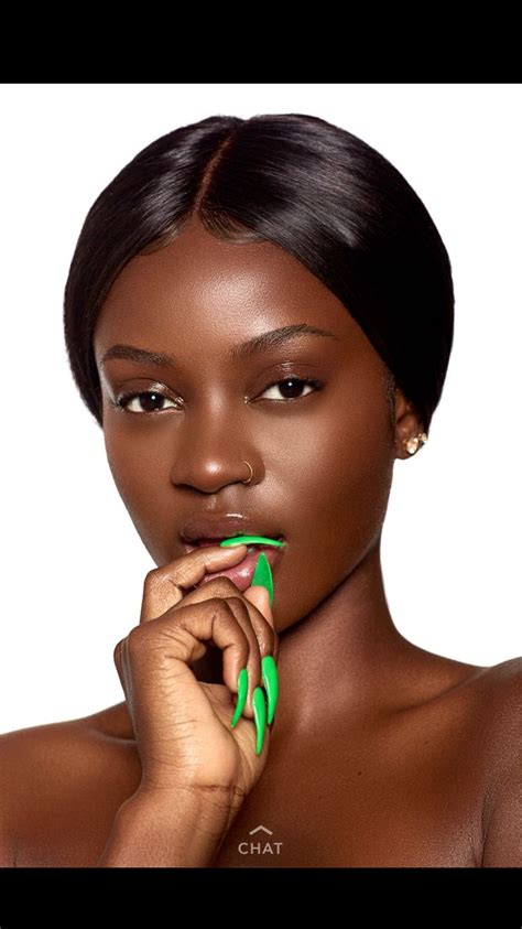 Green Lipstick Lipstick Colors Beautiful Dark Skinned Women Black Is