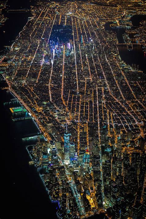 Two night cruises are currently available in new york city that follow the same routes as the day tours. Probably The Most Amazing Aerial Photos Of New York City ...