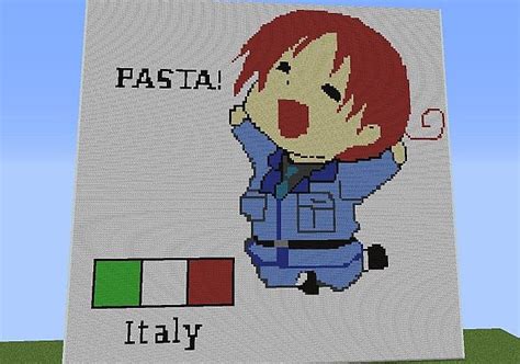 Hetalia Italy Pixel Art By Creepergoboom1 On Deviantart