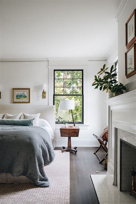 Bedroom At The Madison Jean Stoffer Design Historic Home White