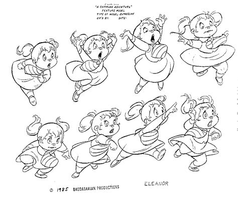 Eclectic Aesthetic Aisu10 These Chipmunk Model Sheets Are Cartoon