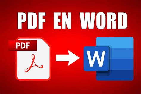 Convertir PDF En Word Gratuitement