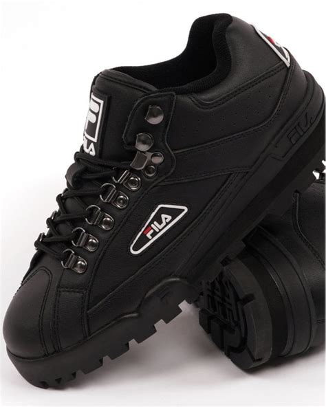 Fila Vintage Trailblazer Boots Black 80s Casual Classics