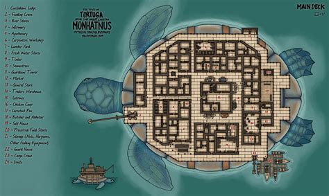 i made a map of an overpopulated giant turtle with a six story town piled on it s back [oc] r dnd
